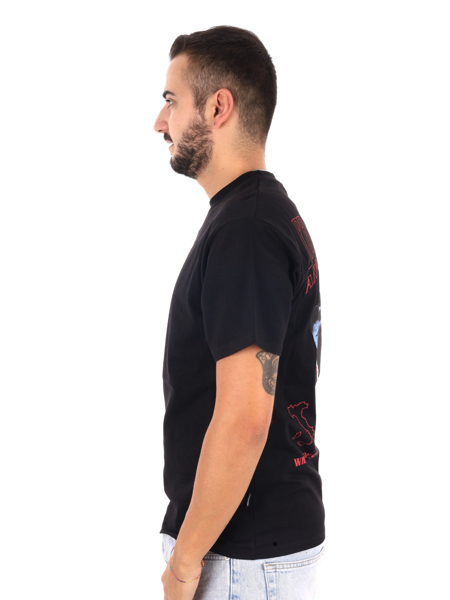 Propaganda 26FWPRTS998 BLACK, t-shirt da uomo nera