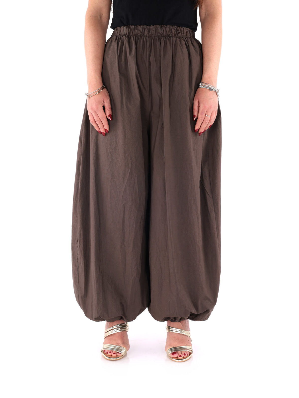 Miss love pantalone da donna cioccolato