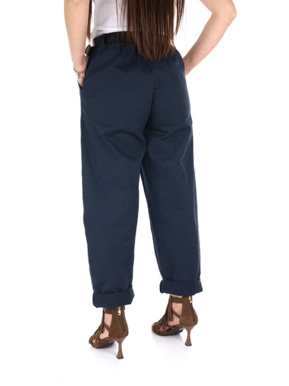Pantaloni wide leg Miss Love donna in denim blu
