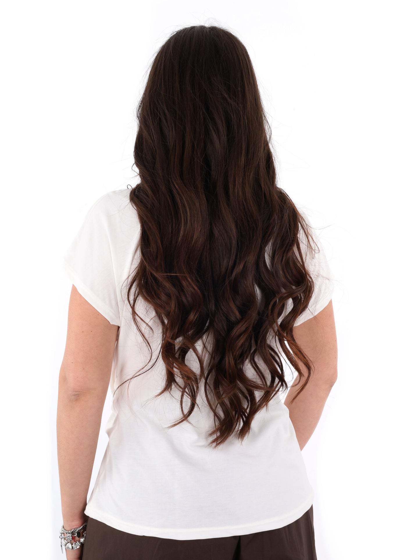 Miss Love, t-shirt maniche corte da donna bianca