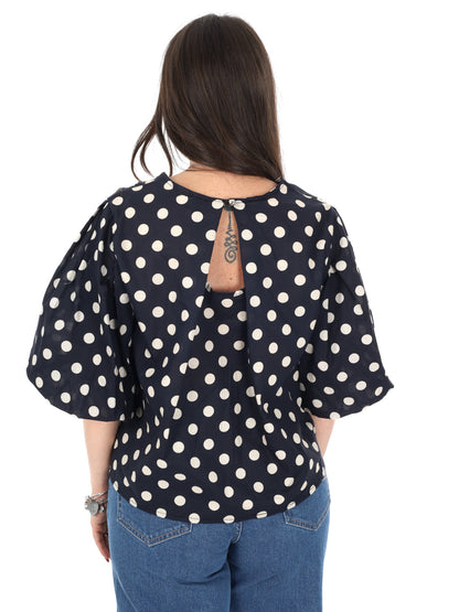 Miss Love, blusa donna nera elegante e versatile