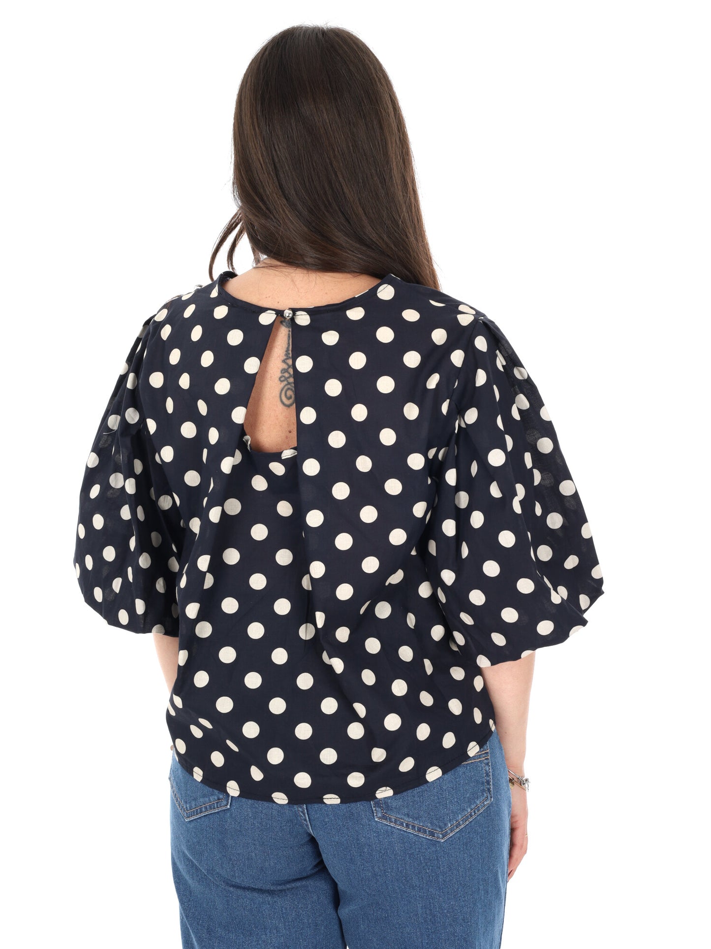 Miss Love, blusa donna nera elegante e versatile