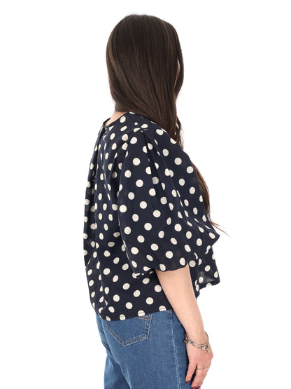 Miss Love, blusa donna nera elegante e versatile