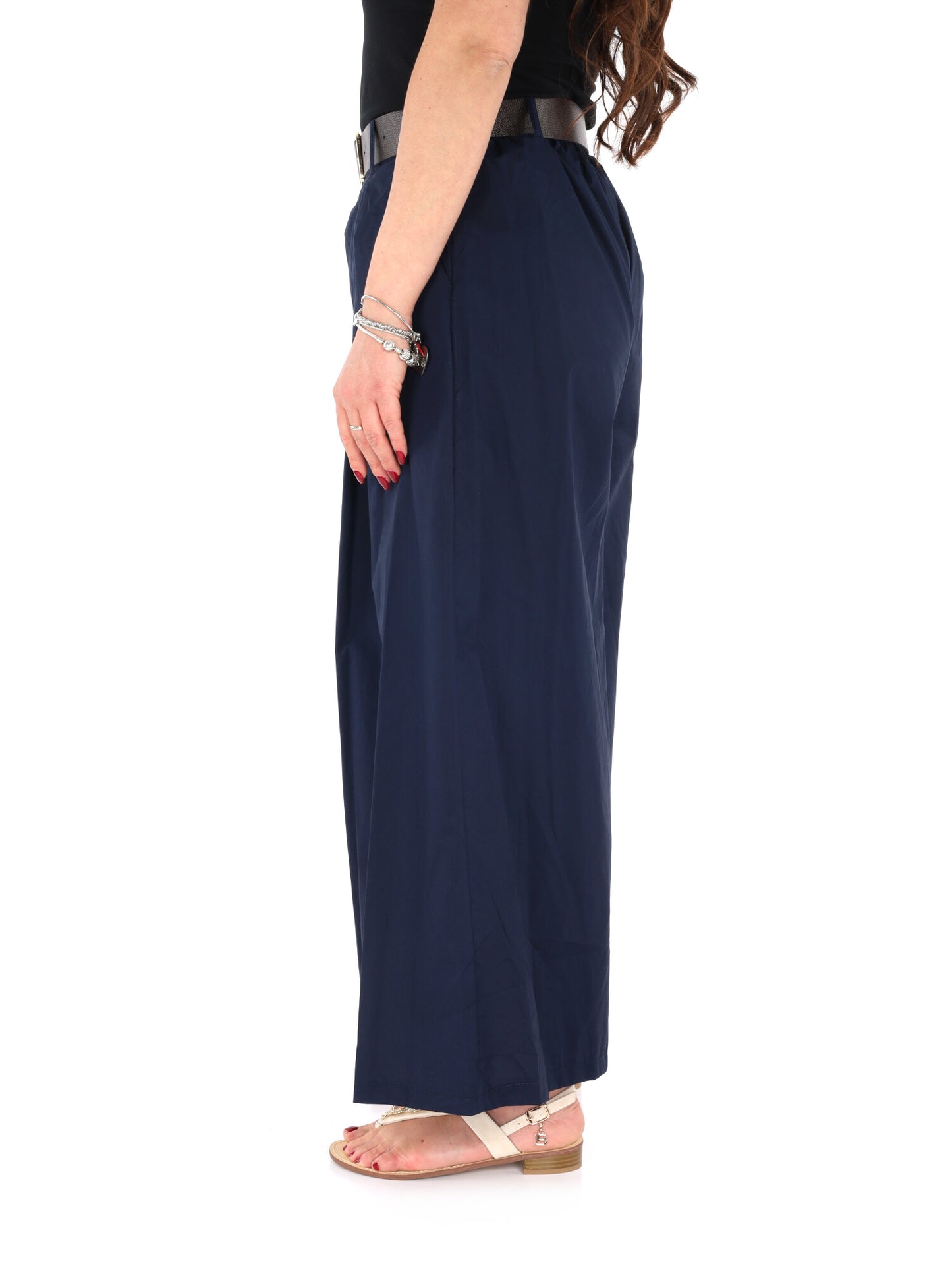 Pantaloni blu da donna Miss Love, eleganti e versatili