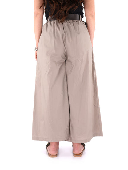 Pantaloni da donna Miss Love in coordinato beige