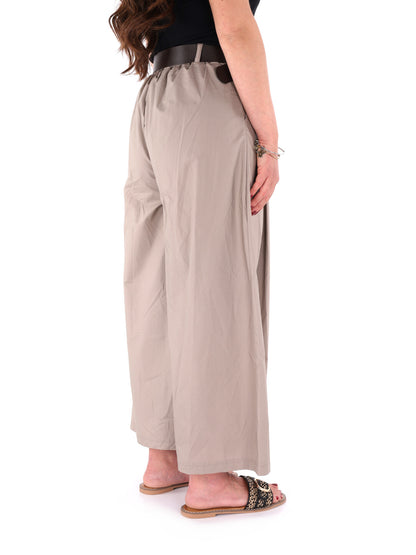 Pantaloni da donna Miss Love in coordinato beige