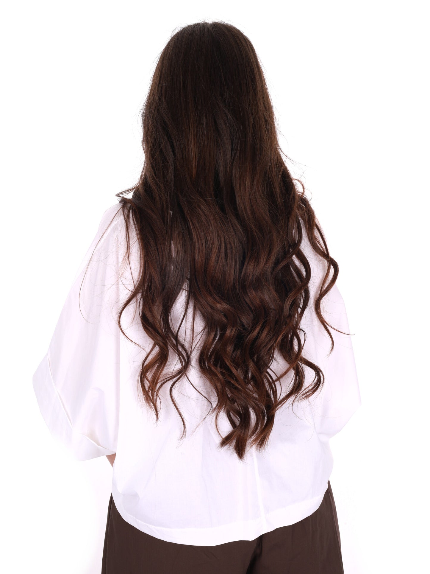 Miss Love blusa bianca da donna elegante e raffinata