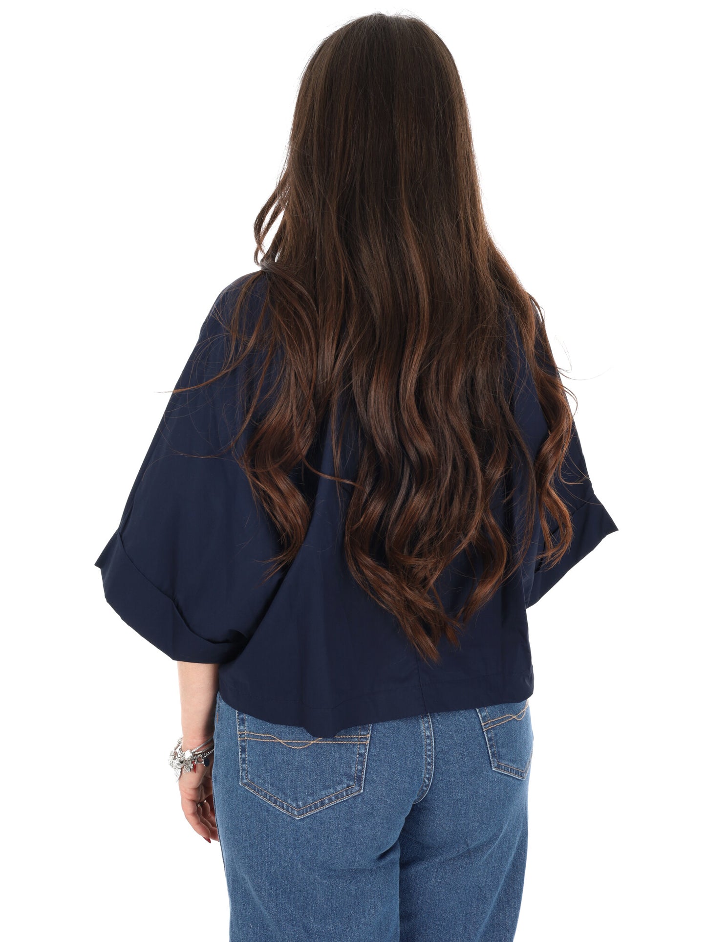 Miss Love blusa donna in blu elegante e versatile