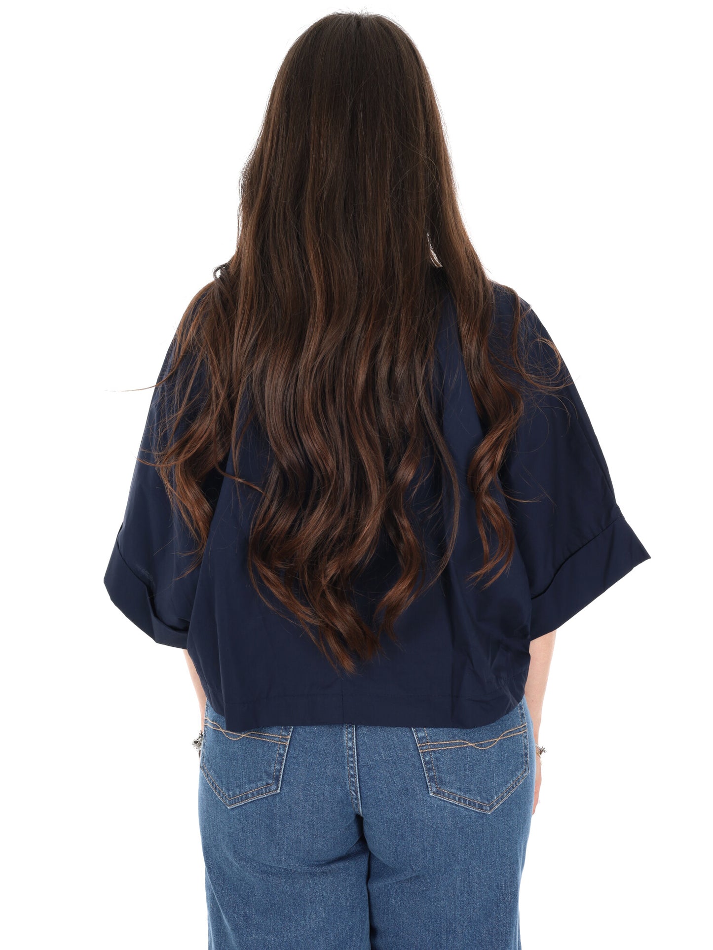 Miss Love blusa donna in blu elegante e versatile