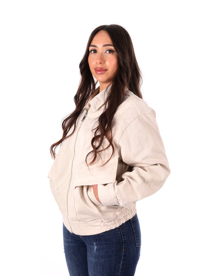 Miss Love giubbino leggero beige da donna per la primavera