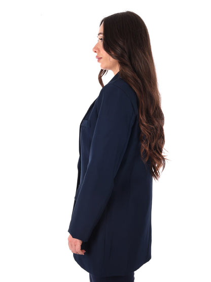 Miss Love blazer donna blu versatile e casual per primavera estate