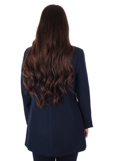 Miss Love blazer donna blu versatile e casual per primavera estate