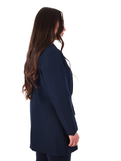 Miss Love blazer donna blu versatile e casual per primavera estate