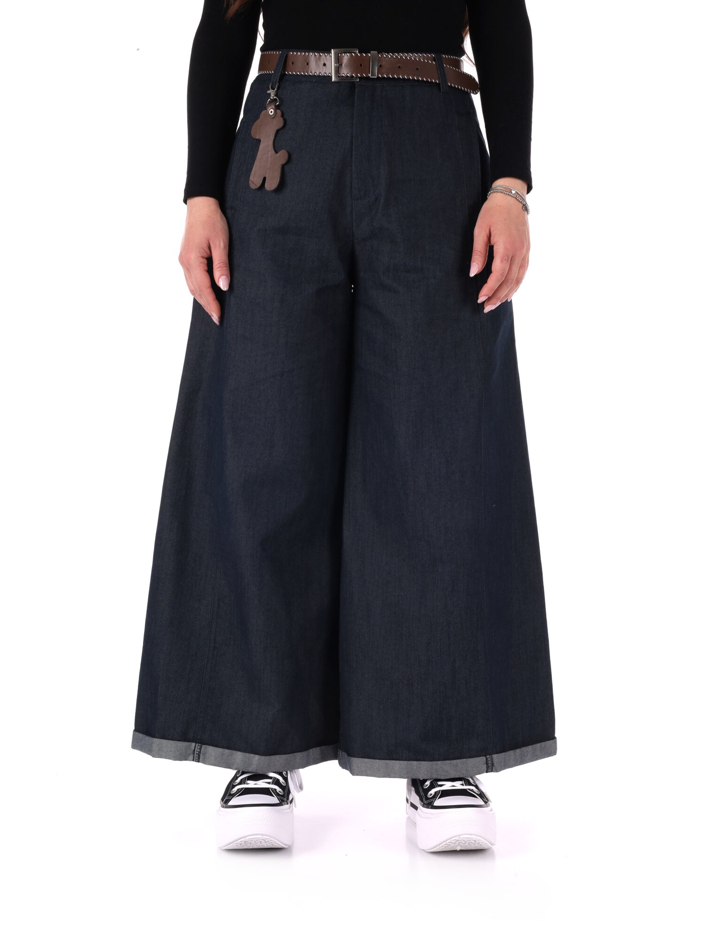 Pantaloni donna Miss Love blu per un look casual e versatile
