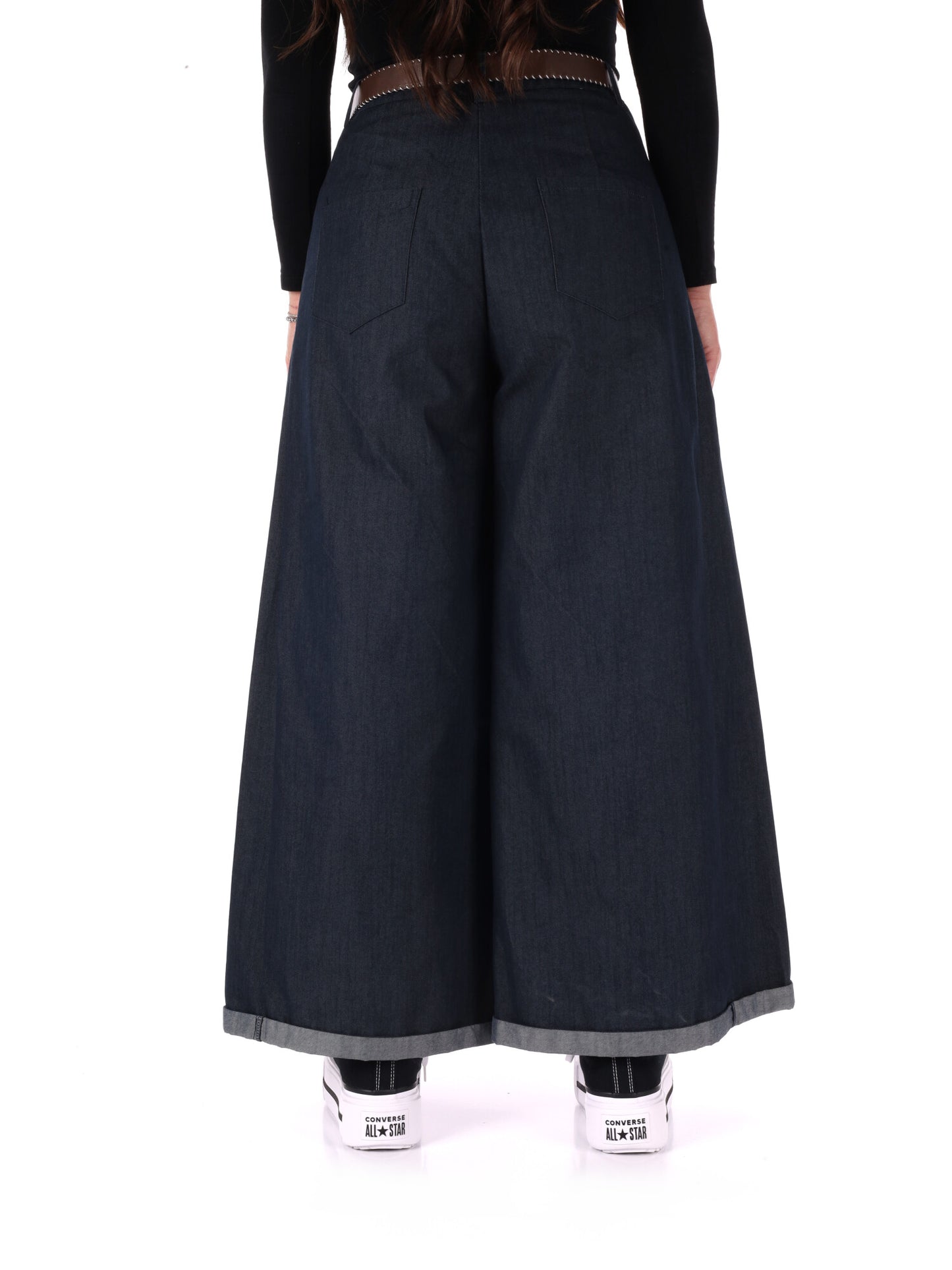 Pantaloni donna Miss Love blu per un look casual e versatile