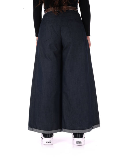 Pantaloni donna Miss Love blu per un look casual e versatile
