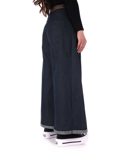 Pantaloni donna Miss Love blu per un look casual e versatile