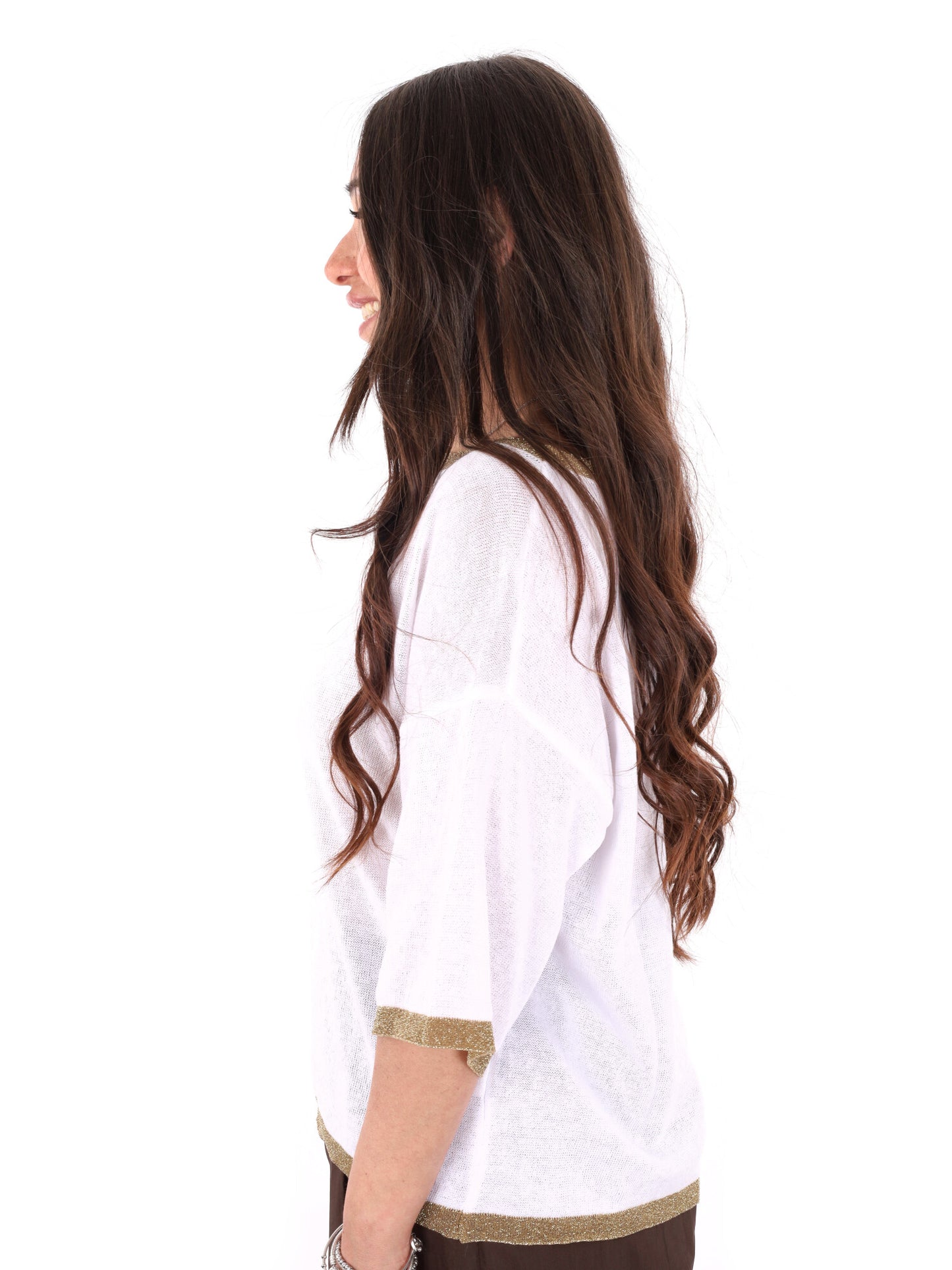 Miss Love t-shirt a maniche corte donna bianca