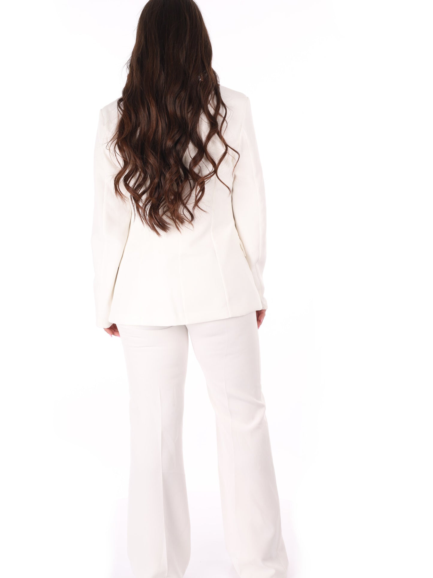 Elegante completo tailleur panna Miss Love da donna