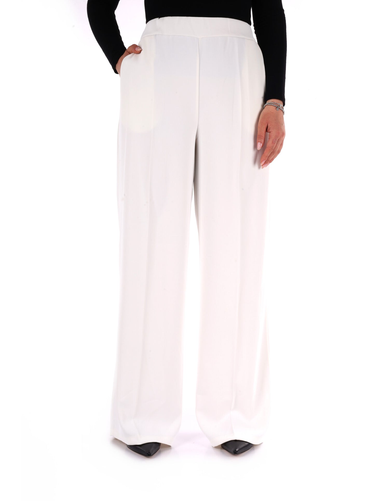 Pantaloni bianchi Miss Love da donna, eleganti e versatili per primavera