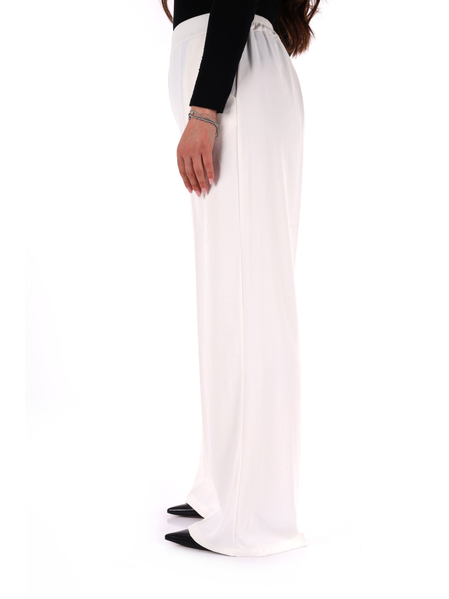 Pantaloni bianchi Miss Love da donna, eleganti e versatili per primavera