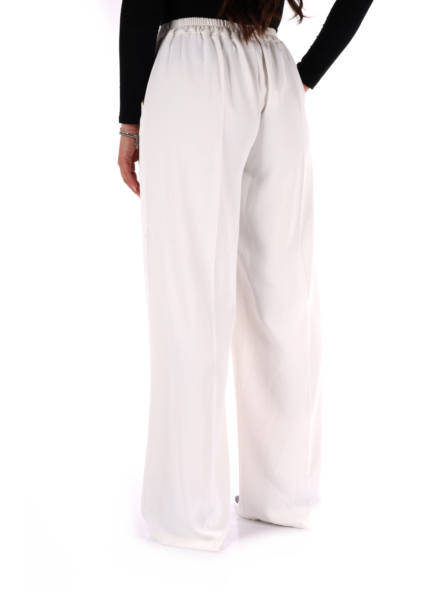 Pantaloni bianchi Miss Love da donna, eleganti e versatili per primavera