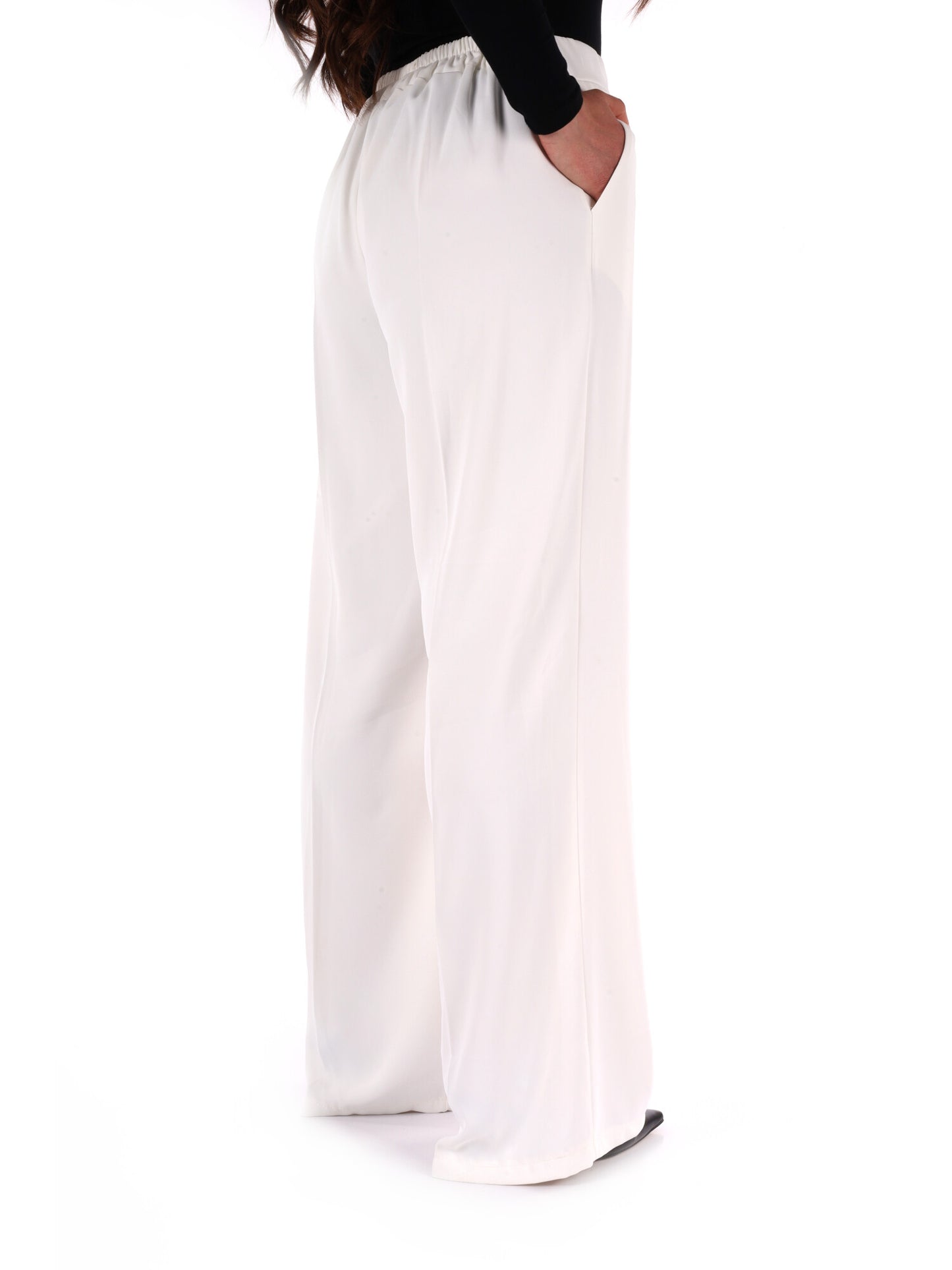 Pantaloni bianchi Miss Love da donna, eleganti e versatili per primavera