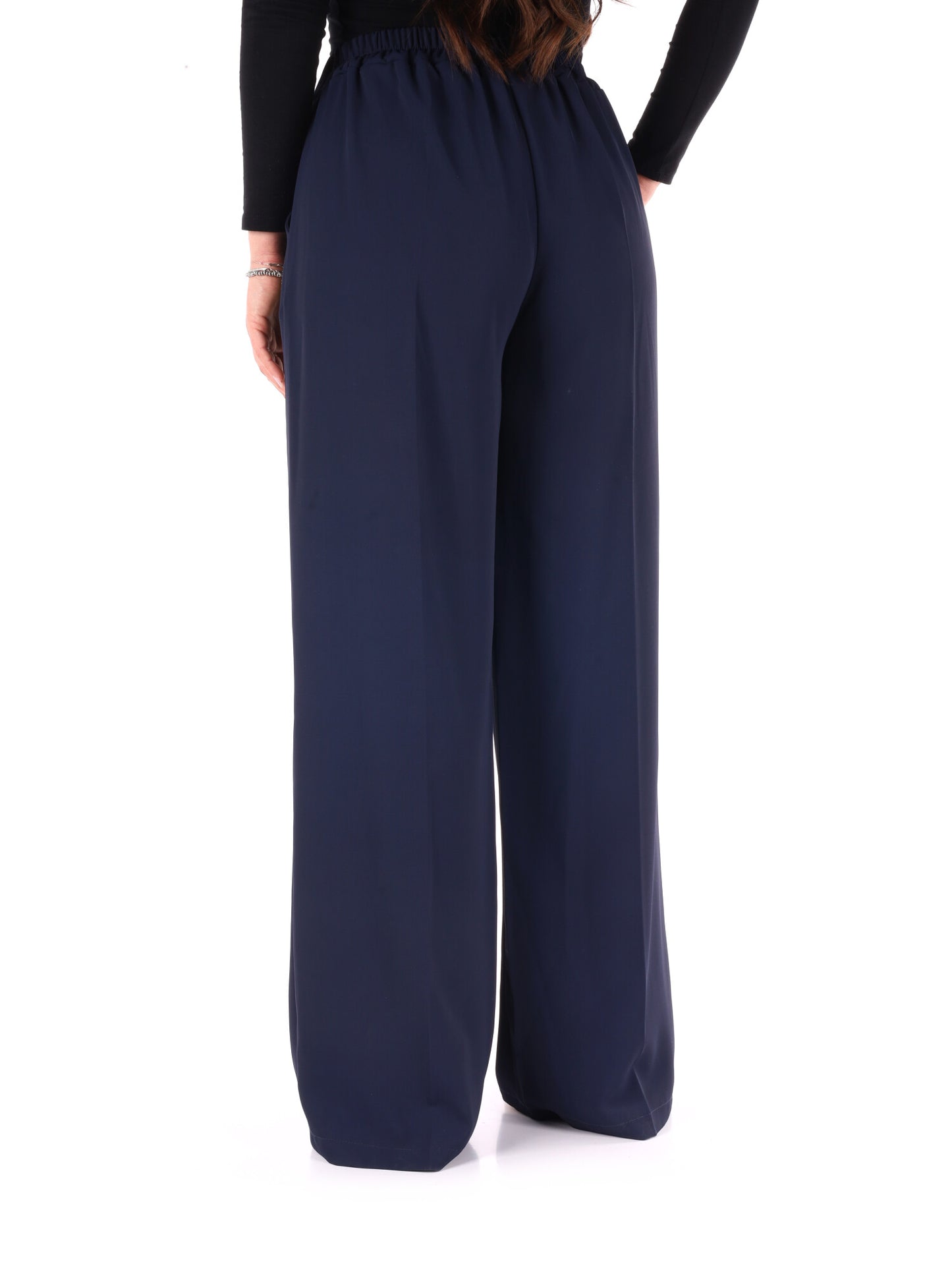 Pantaloni donna Miss Love in blu per primavera-estate casual