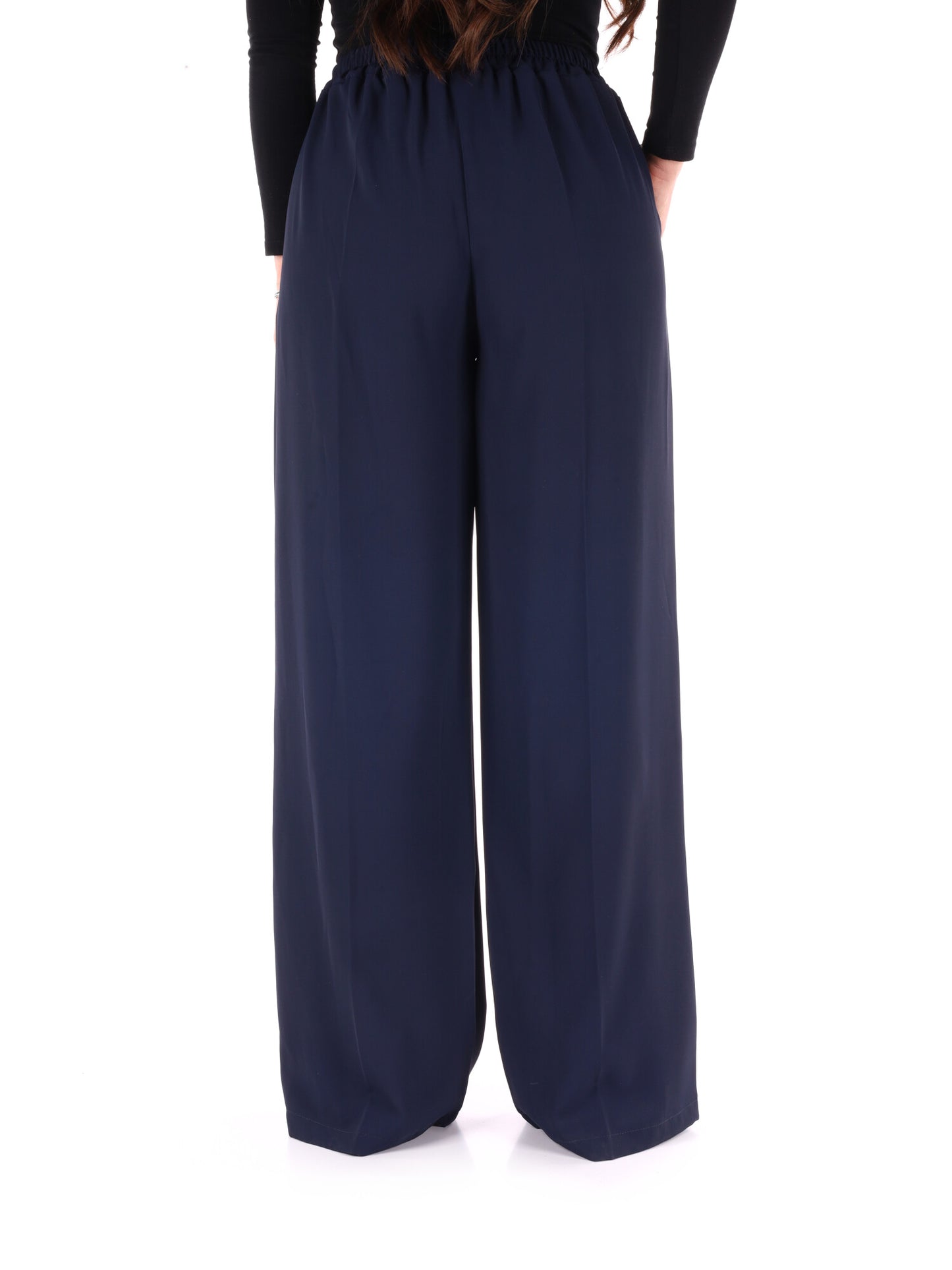 Pantaloni donna Miss Love in blu per primavera-estate casual