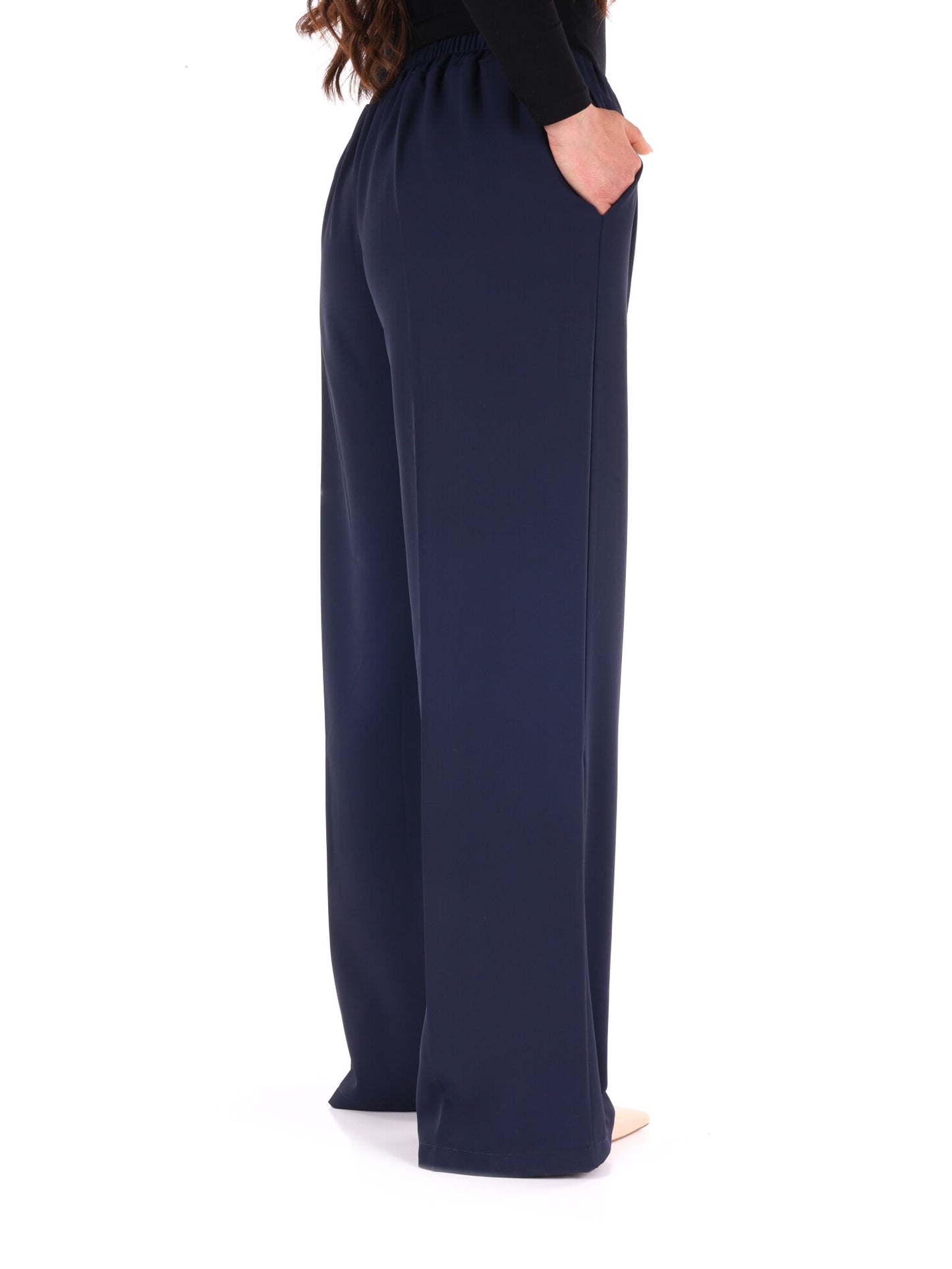 Pantaloni donna Miss Love in blu per primavera-estate casual