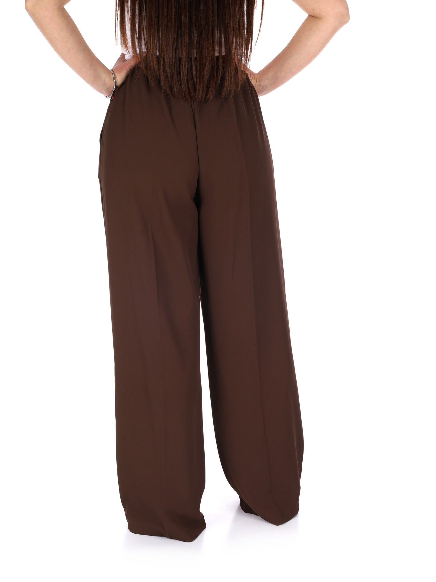 Pantaloni Miss Love beige da donna per look casual primavera-estate