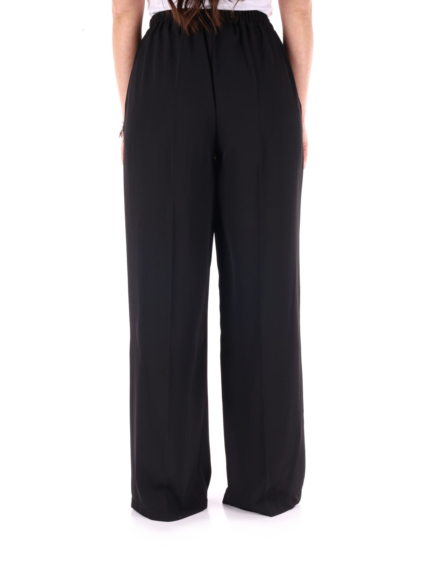 Pantaloni eleganti da donna Miss Love in nero per la primavera-estate