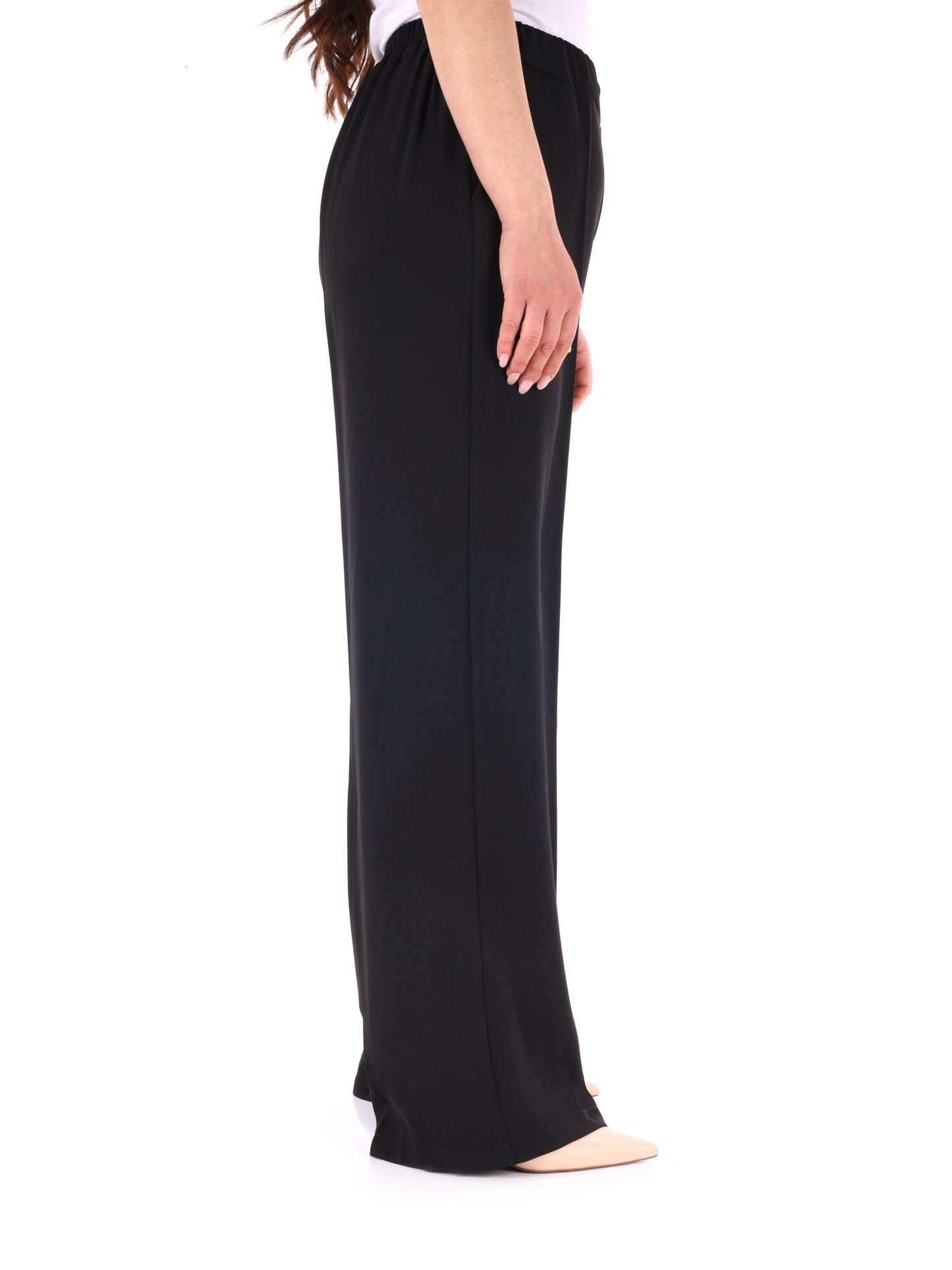 Pantaloni eleganti da donna Miss Love in nero per la primavera-estate