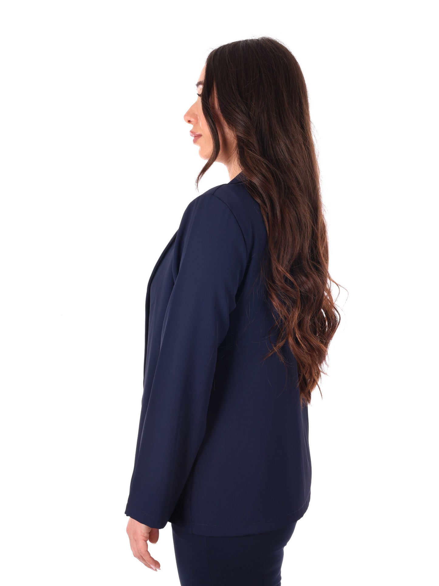 Giacca blu elegante da donna Miss Love, versatile e raffinata