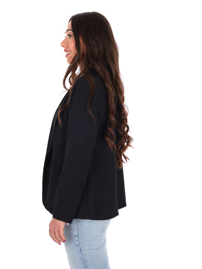 Giacca elegante Miss Love da donna in nero per la primavera