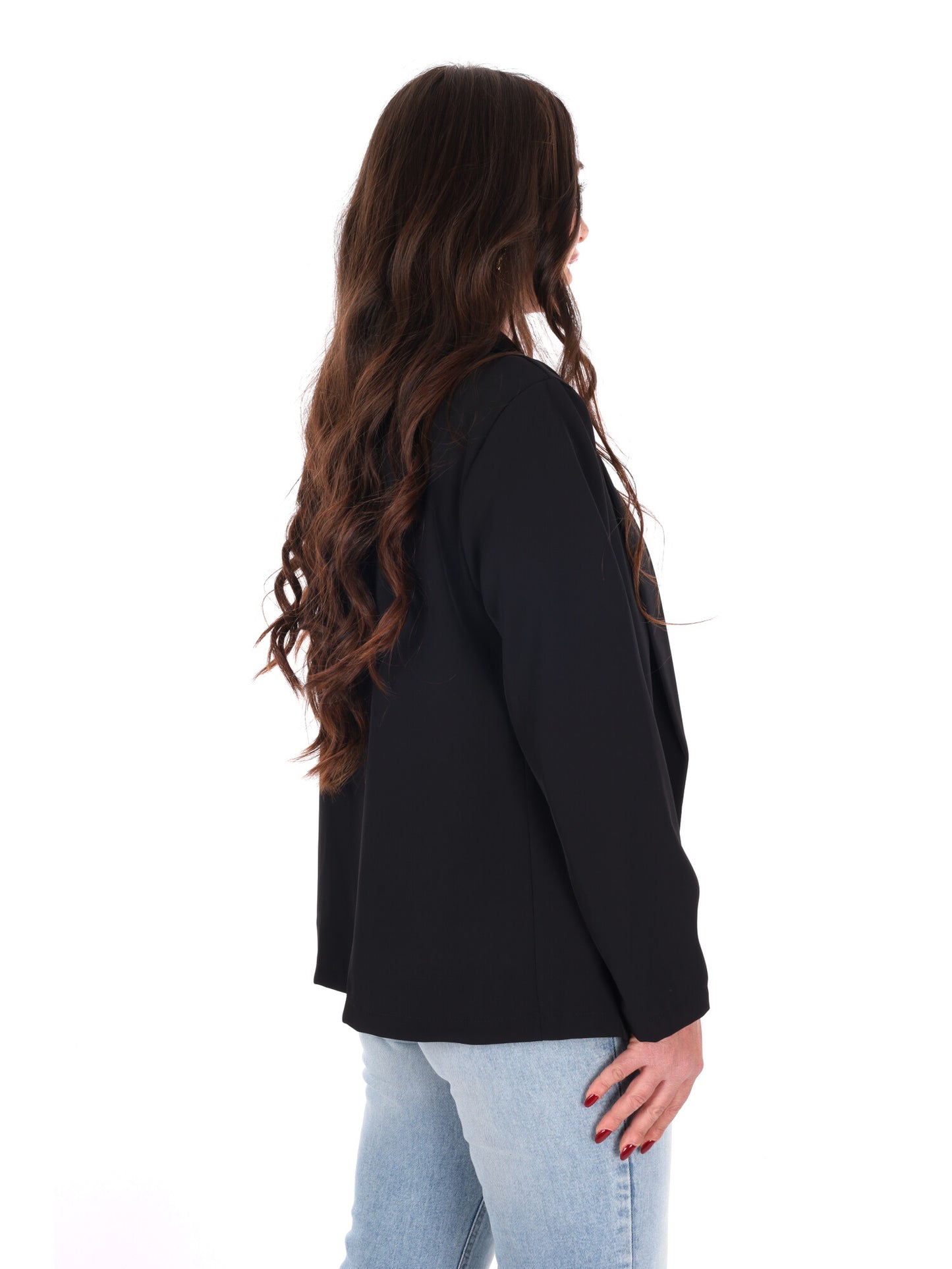 Giacca elegante Miss Love da donna in nero per la primavera
