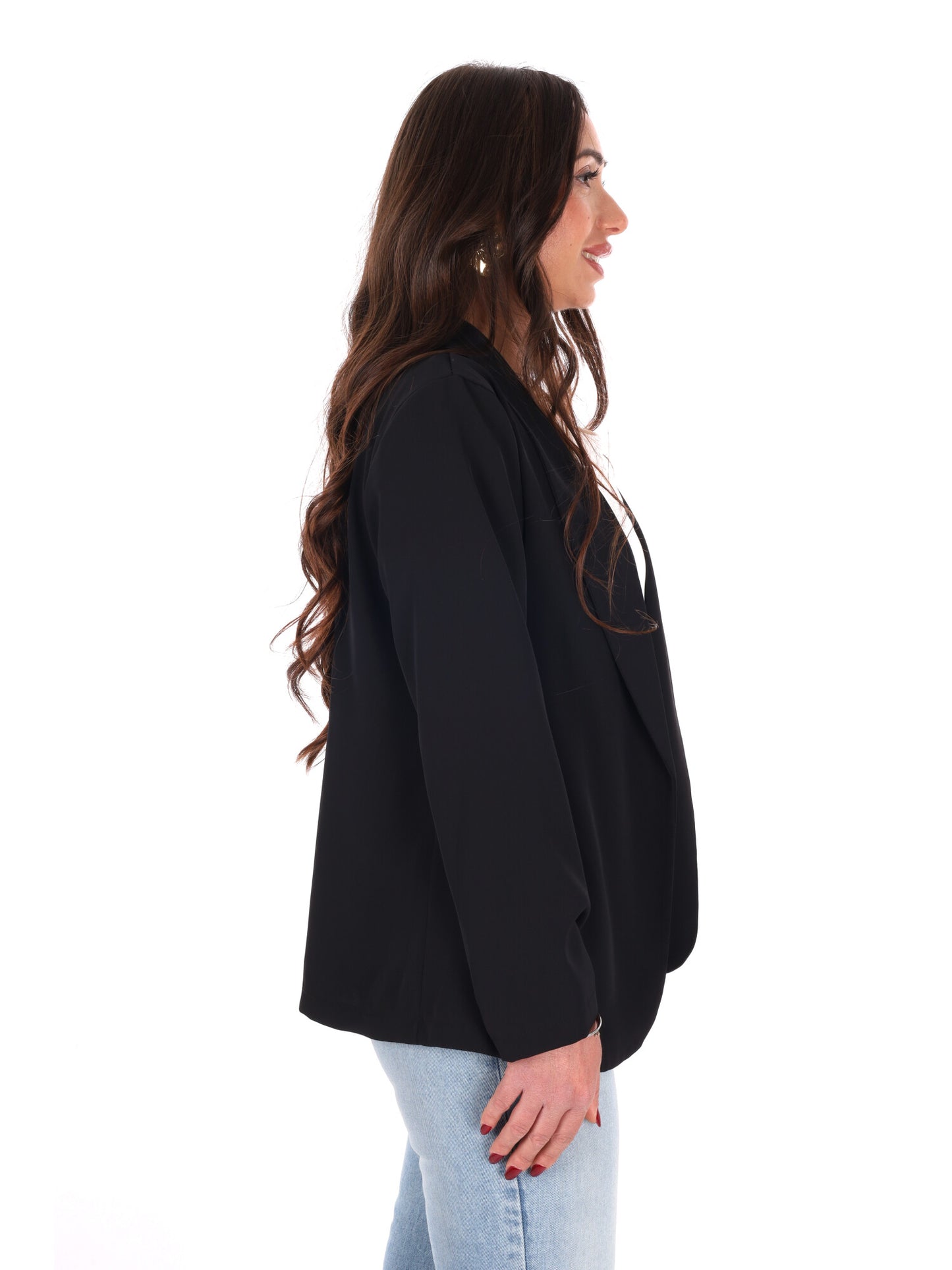 Giacca elegante Miss Love da donna in nero per la primavera