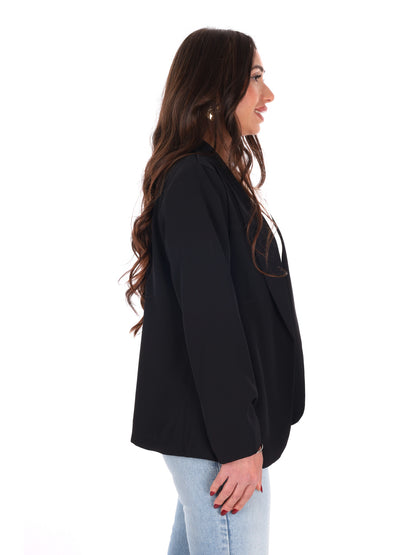 Giacca elegante Miss Love da donna in nero per la primavera