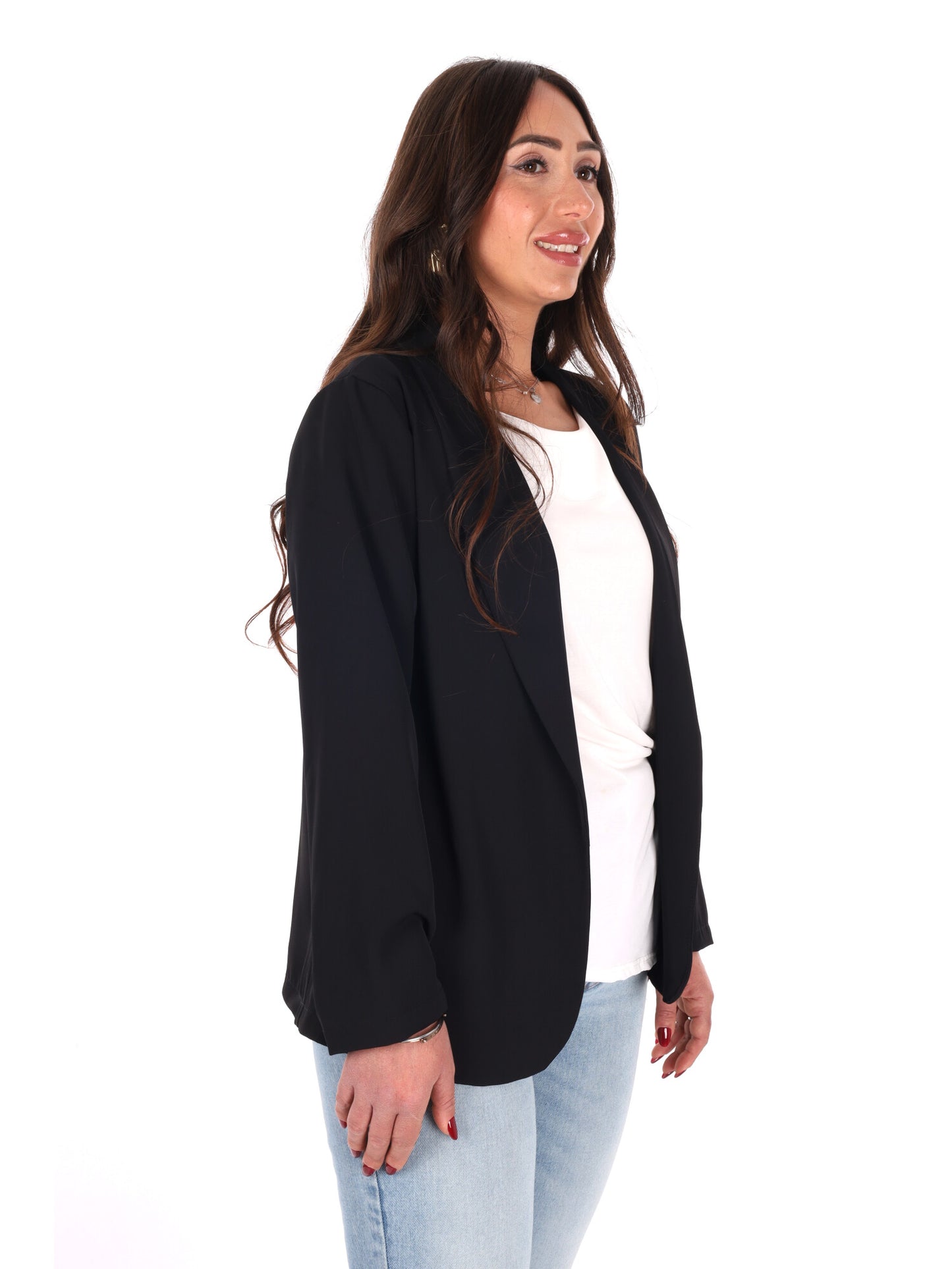 Giacca elegante Miss Love da donna in nero per la primavera