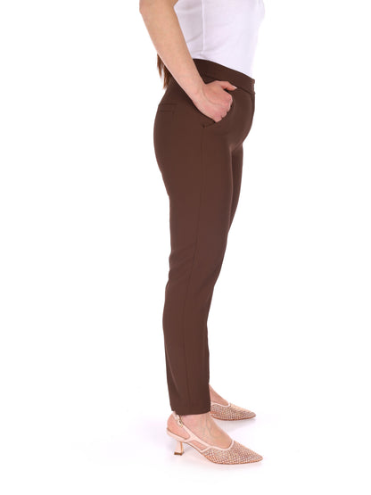 Pantaloni Miss Love donna beige dal taglio versatile e moderno