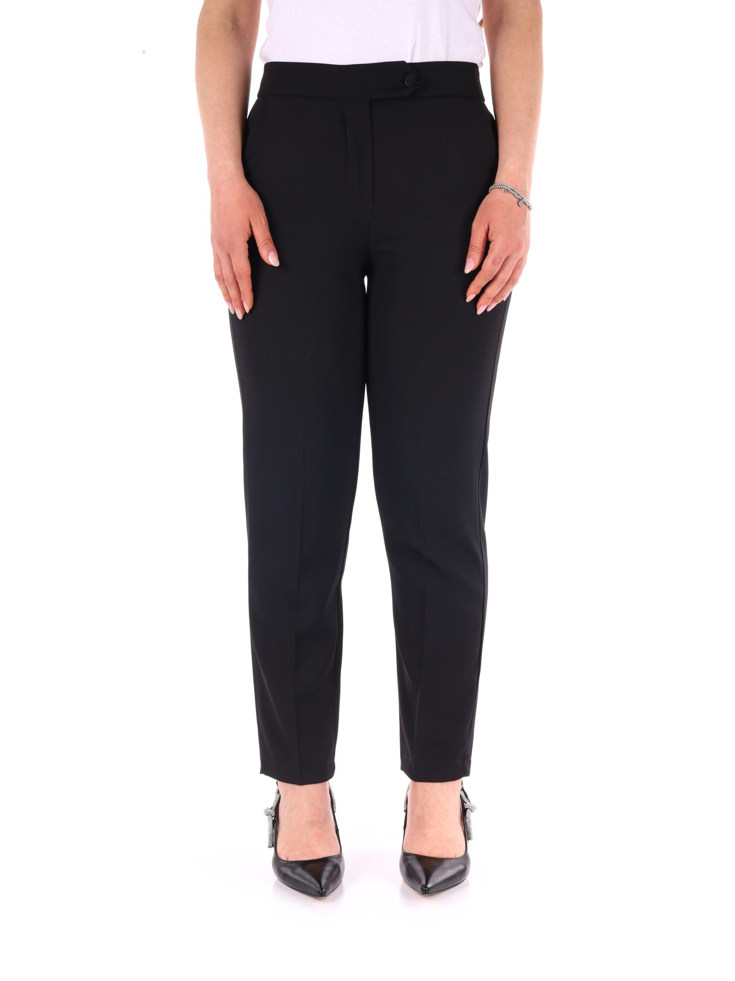Pantaloni neri Miss Love da donna per un look elegante e confortevole