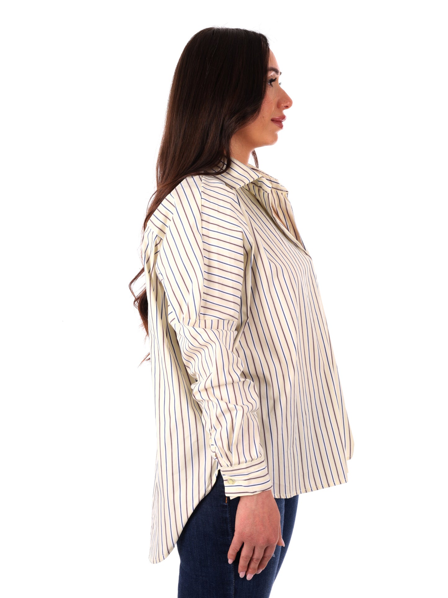 Camicia gialla da donna Miss Love ideale per la primavera