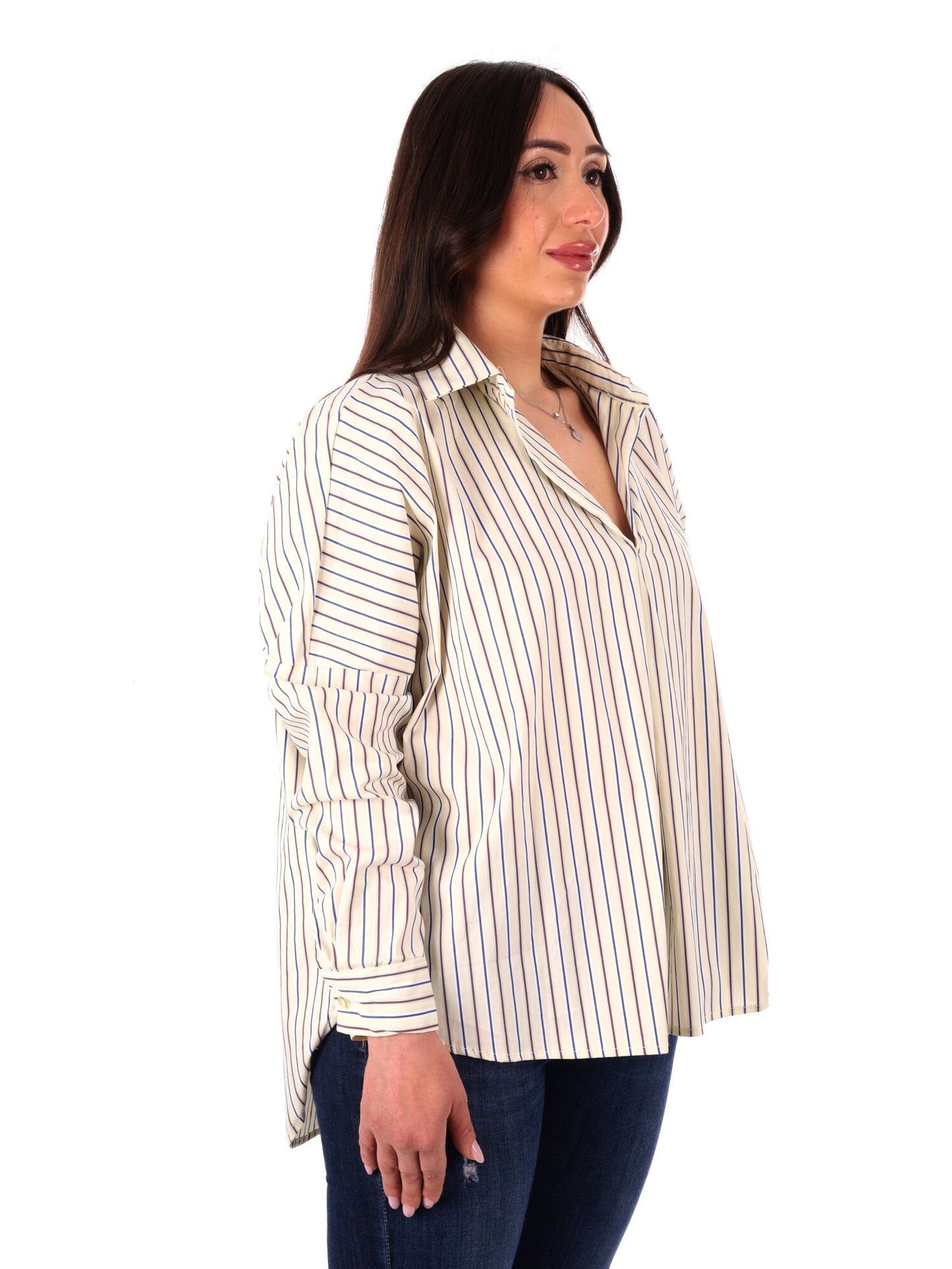 Camicia gialla da donna Miss Love ideale per la primavera