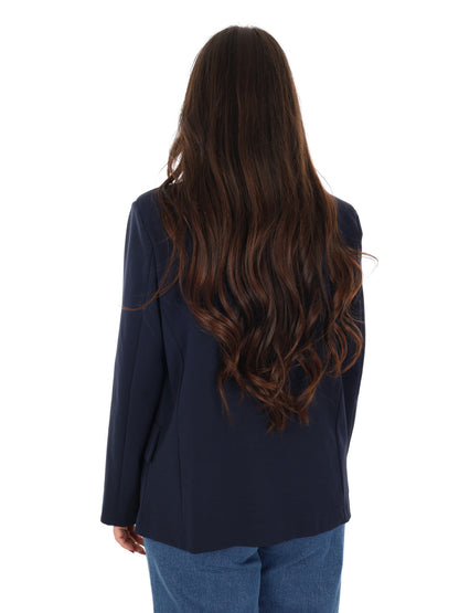 Miss Love giacca blazer donna blu elegante e versatile