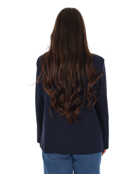 Miss Love giacca blazer donna blu elegante e versatile