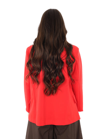 Miss Love giacca blazer rossa da Donna elegante