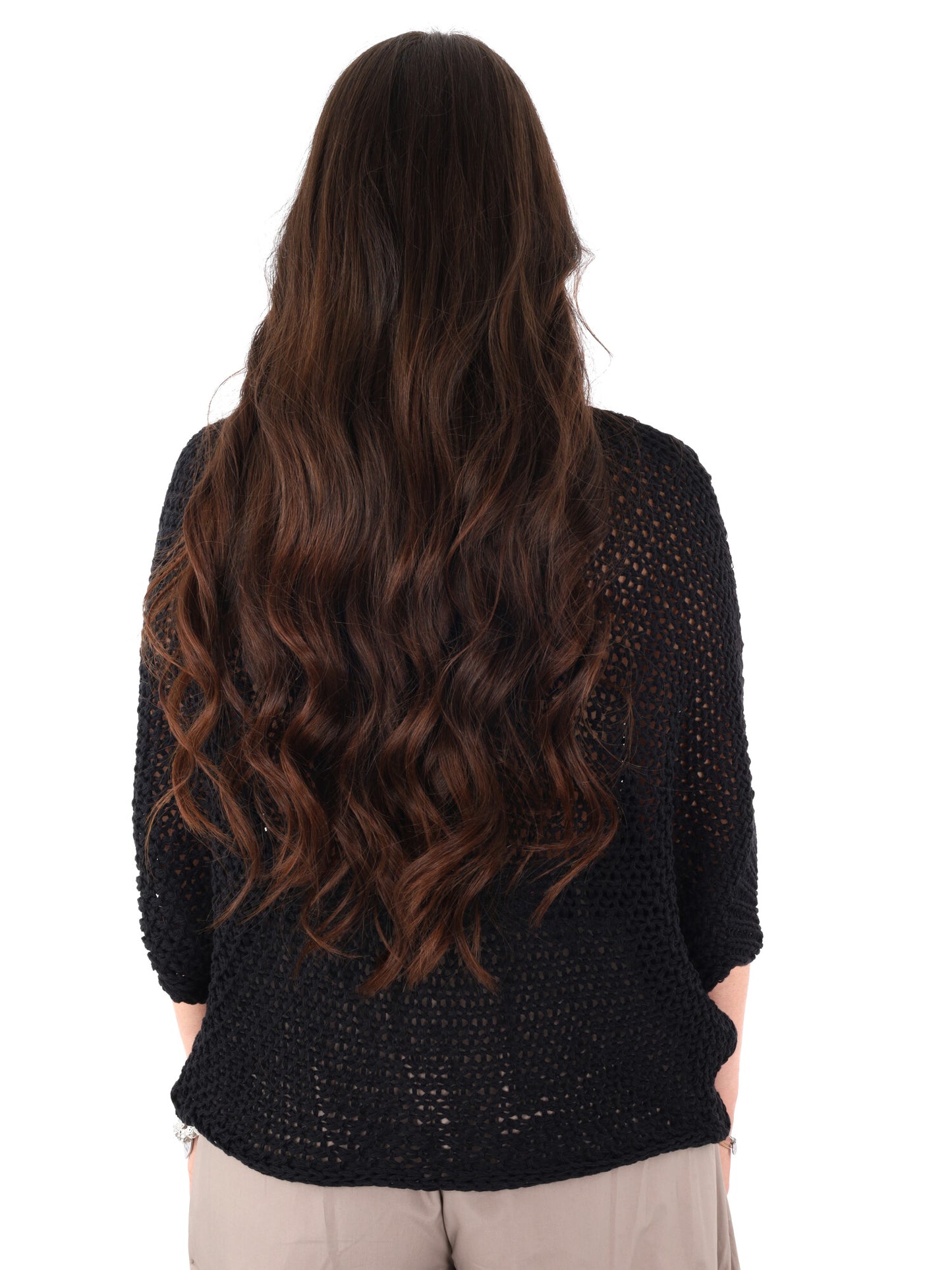 Miss Love maglia nera da donna elegante e versatile