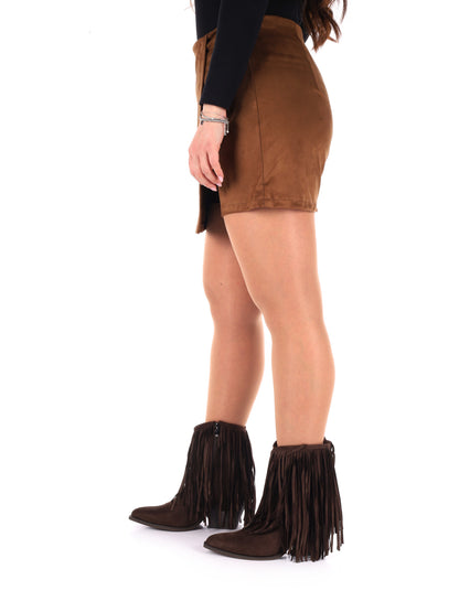 Shorts beige da donna Miss Love per un look casual estivo