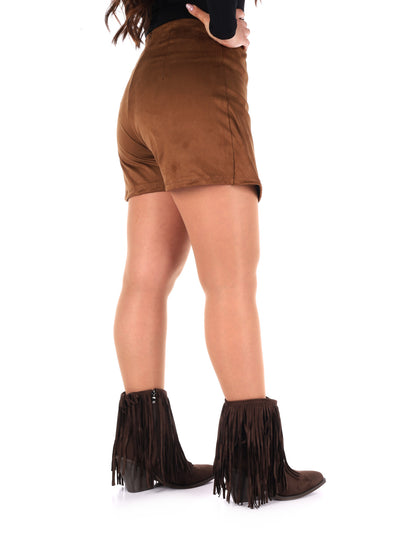 Shorts beige da donna Miss Love per un look casual estivo