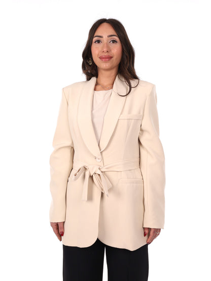 Giacca Miss Love beige da donna, versatile e perfetta per la primavera